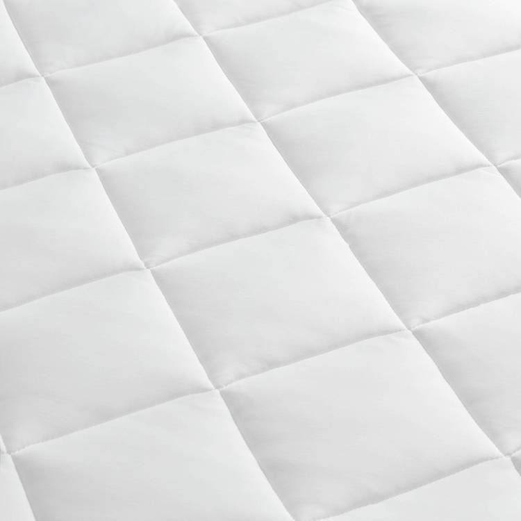 Overfilled Deep Pocket Mattress Pad White Full