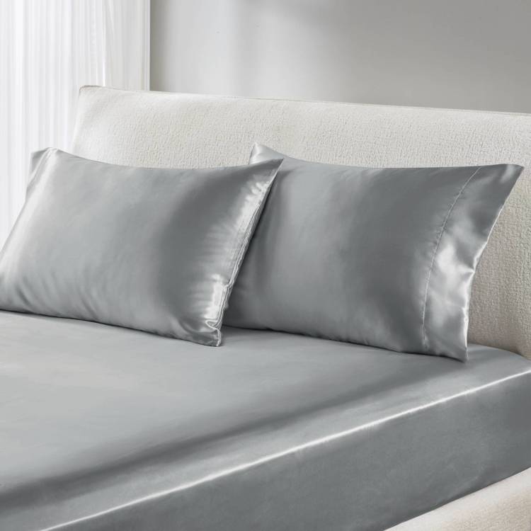 4 Pcs Twin Luxury Sheet Set Grey