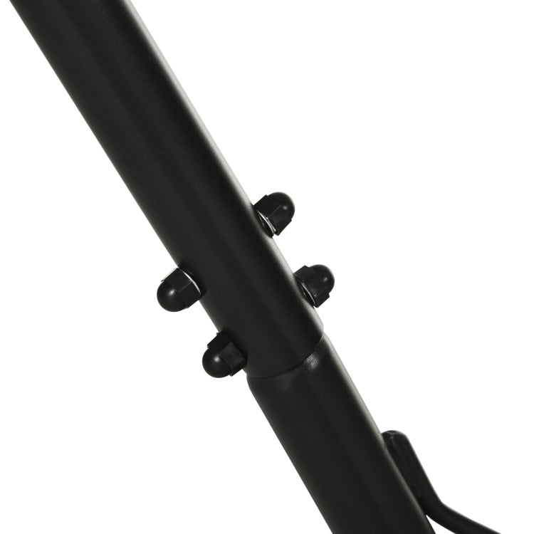 Outsunny Universal Hammock Stand 10 13Ft Adjustable Steel Stand Space Saving And Portable Carrying For Indoor And Outdoor Use, Black