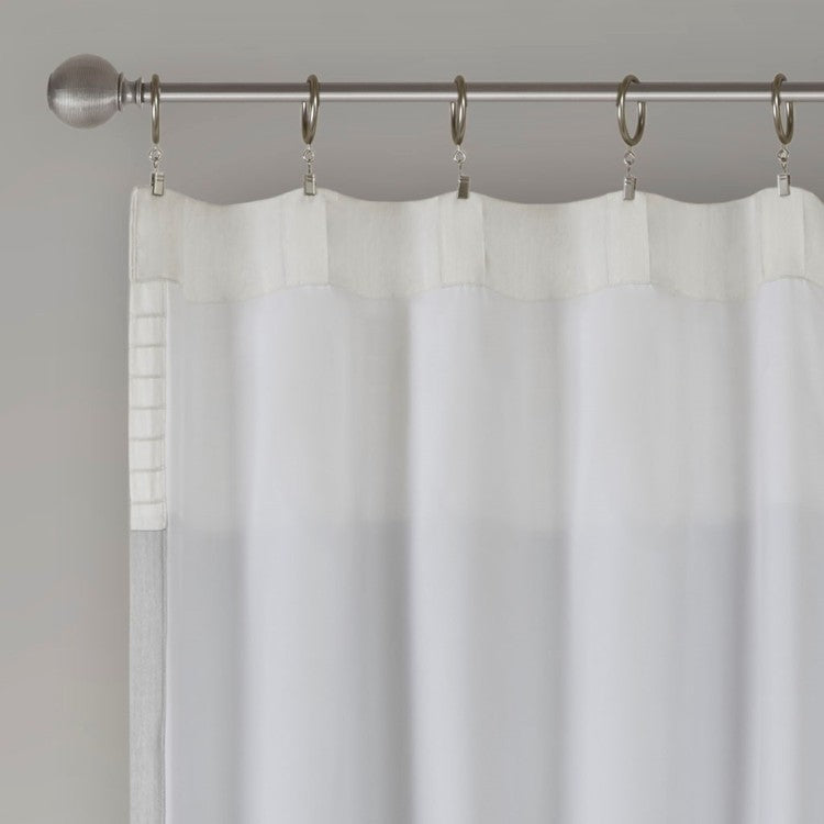 Polyoni Pintuck Curtain Panel Only 1 Pc Panel