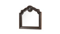 Traditional Style Mirror Made With Wood Frame In Walnut