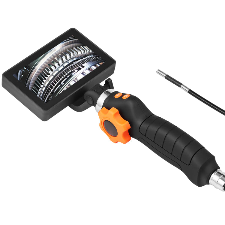 Borescope Endoscope Two Way 180 Articulating 5" Ips 8X Zoom 6.4Mm Lens