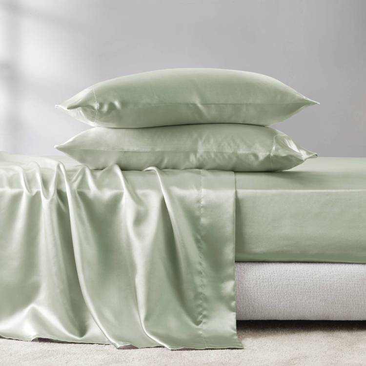 6 Pcs Queen Luxury Sheet Set Sage