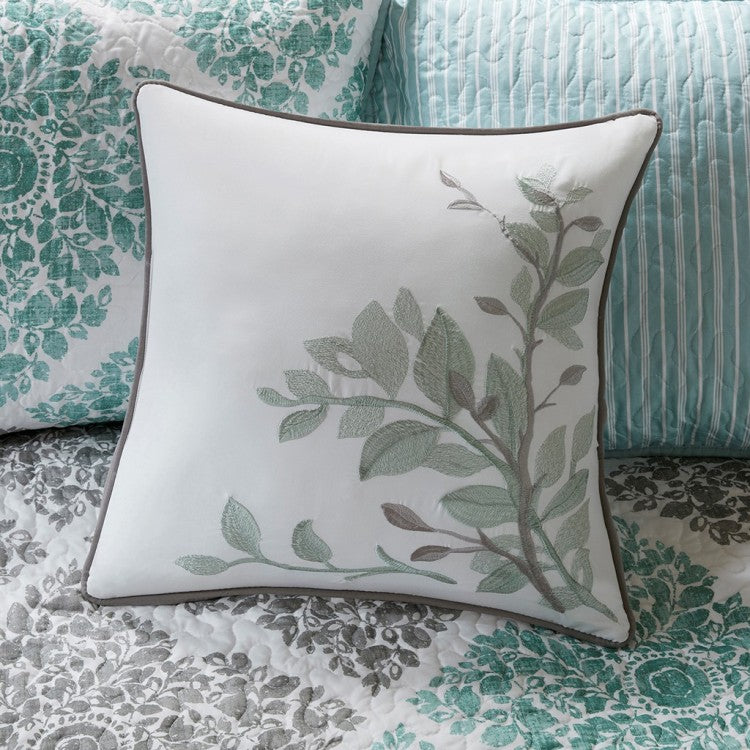 6 Piece Reversible Daybed Cover Set Aqua Daybed