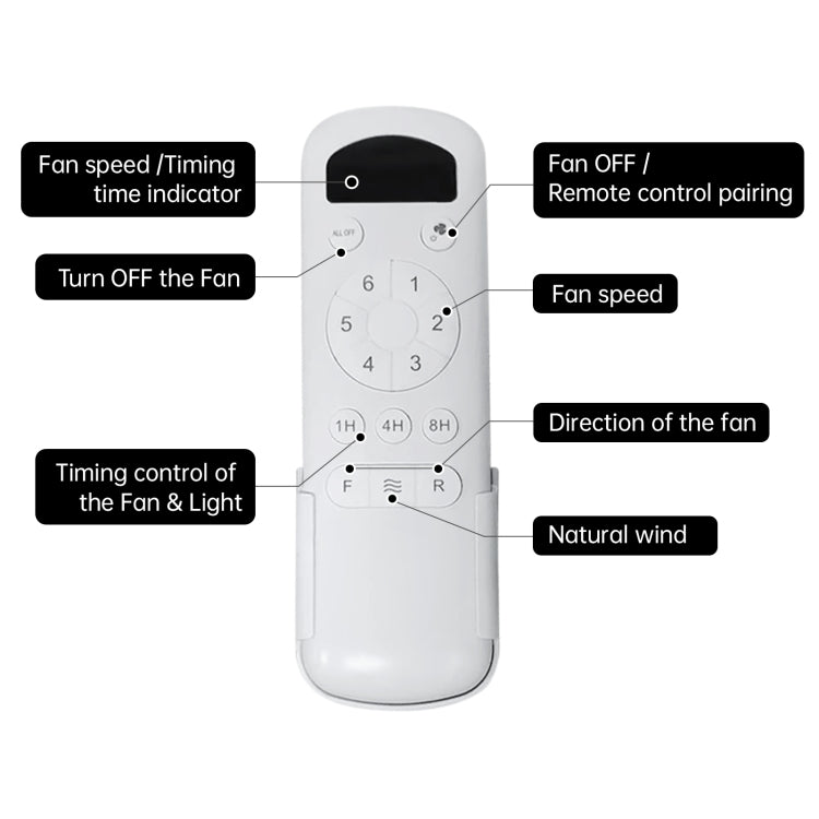 52Inch Outdoor Farmhouse No Light, With Remote Control Solid Wood Fan Blade Reversible Motor