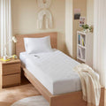 Twin Heated Mattress Pad,White