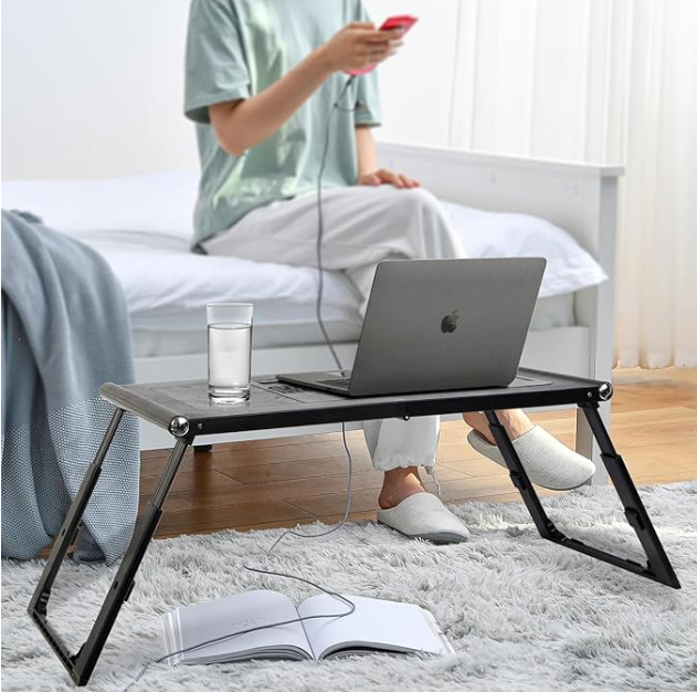 Laptop Stand For Bed Black