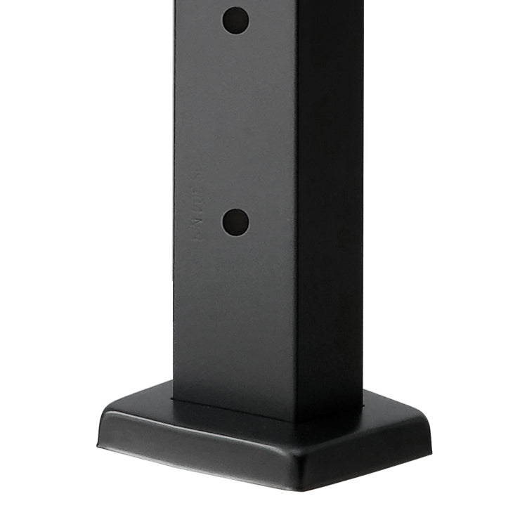 Cable Railing Post, 36X1X2 Inch Level Deck Stair Posts, 1 Pack Stainless Steel Cable Handrail Post, Pre Drilled Pickets With Mounting Bracket Stair Railing Kit, Black, 1Jzlgzxhs914Lza6X001V0