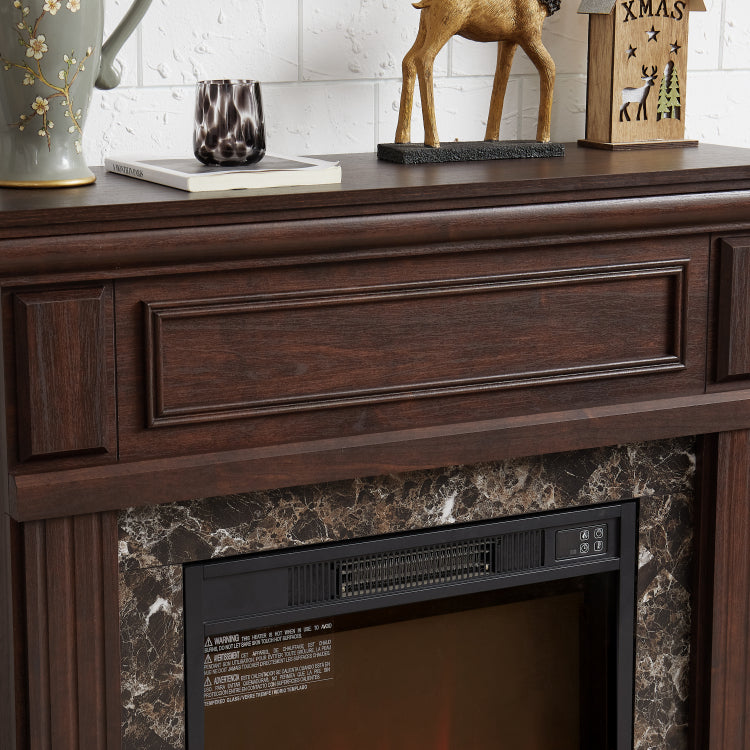 Only Mantel Not Included 23" Fireplace Cherry,41.34"W*14"D*40"H