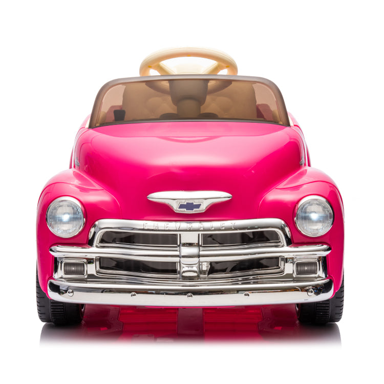 12V Kids Ride On Truck Car W Parents Control, Licensed Chevrolet 3100 Pickup,Electric Car For Kid,Vintage Modeling,3 Speeds,Led Lights,Bluetooth,Usb,High Power Up To 4.35 Km H,Age 3
