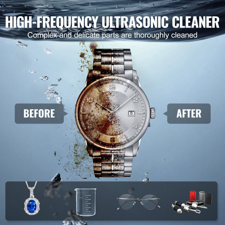 30L Sonic Cleaner, 600W Digital Ultrasonic Cleaning Machine With Upgraded Degassing And Gentle Mode, 40Khz Industrial Ultrasound Cleaner With Timer And Heater For Retainer Jewelry Tools