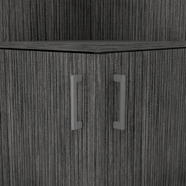 Seattle Bar Cabinet, Eight Bottle Cubbies, Two Large Open Shelves