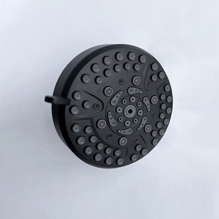 High Pressure Rain Shower Head With 10 Spray Modes, 4.7 Inch Fixed Bathroom Rainfall Showerhead With Adjustable Swivel Ball Joint, Bathroom Accessories