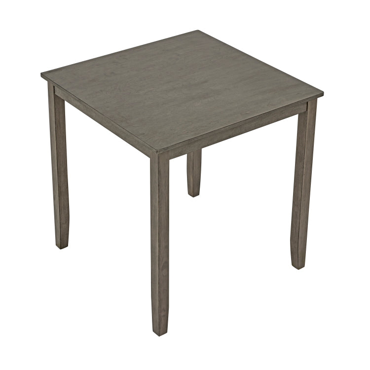 Dining Table, Bar Table And Chairs Set, 5 Piece Dining Table Set,Retro Style Breakfast Table Set,For Living Room, Dining Room Gray Requires Assembly