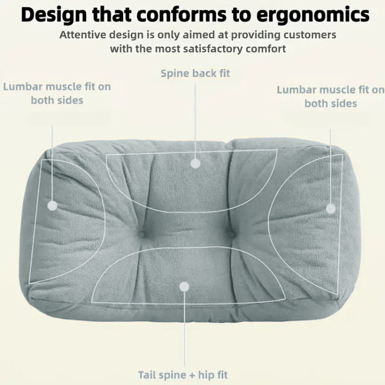 Blue Lumbar Pillow 1Pc