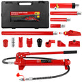 Power Hydraulic Ram Cylinder Jack: Single Acting Mini Jack, Porta Power Kit, Stroke For Building, Bridge, Construction, Precision Machinery, Small Spaces 10 Ton Capacity