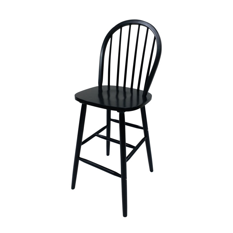 BARSTOOL black - rubber wood