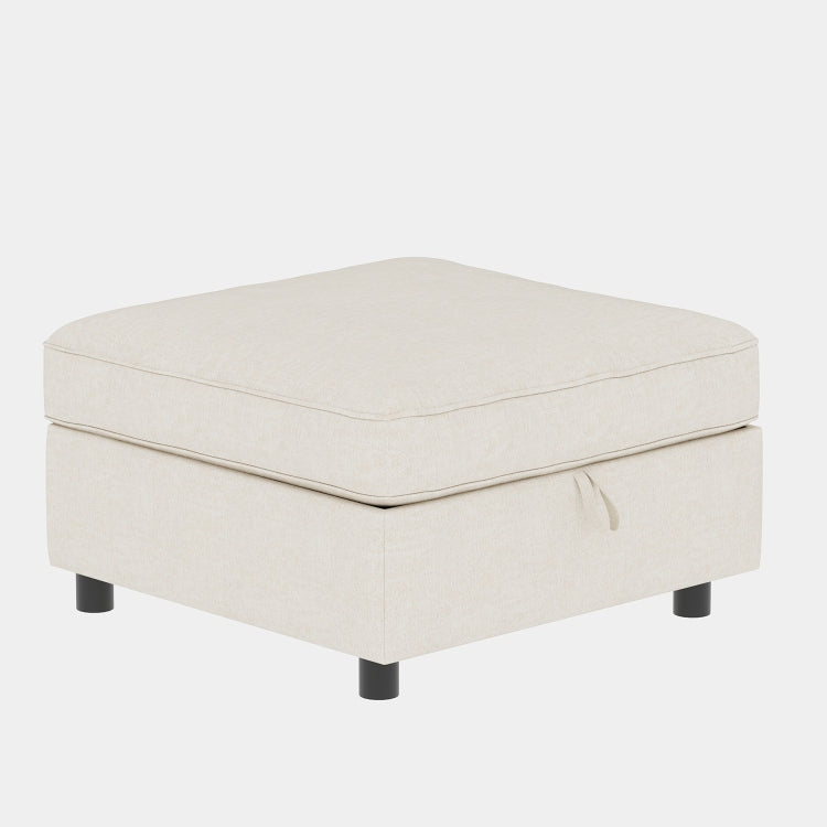 Armless Seat For Modular Sectional Sofa, Convertible Sofa Seat With Storage, Sleeper Sectional Sofa Set, Fabric Flexible Modular Combinations For Living Room 2Pcs