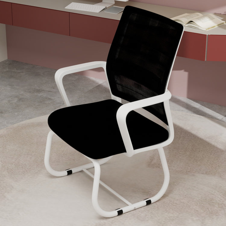 Minimalist Modern Office Chair Metal Frame, Soft & Comfortable, Home & Office Use, Multiple Colors Available