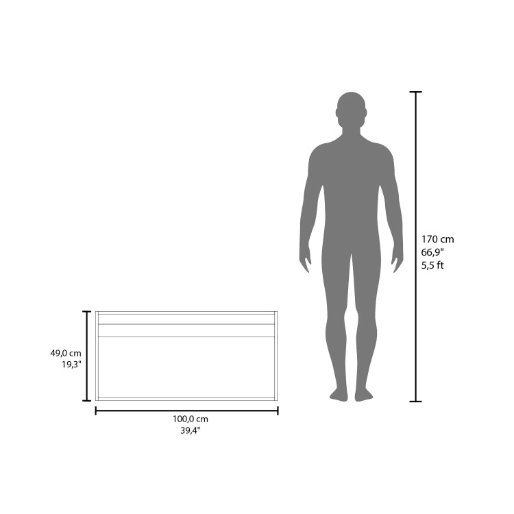 White 2 Door Wall Cabinet