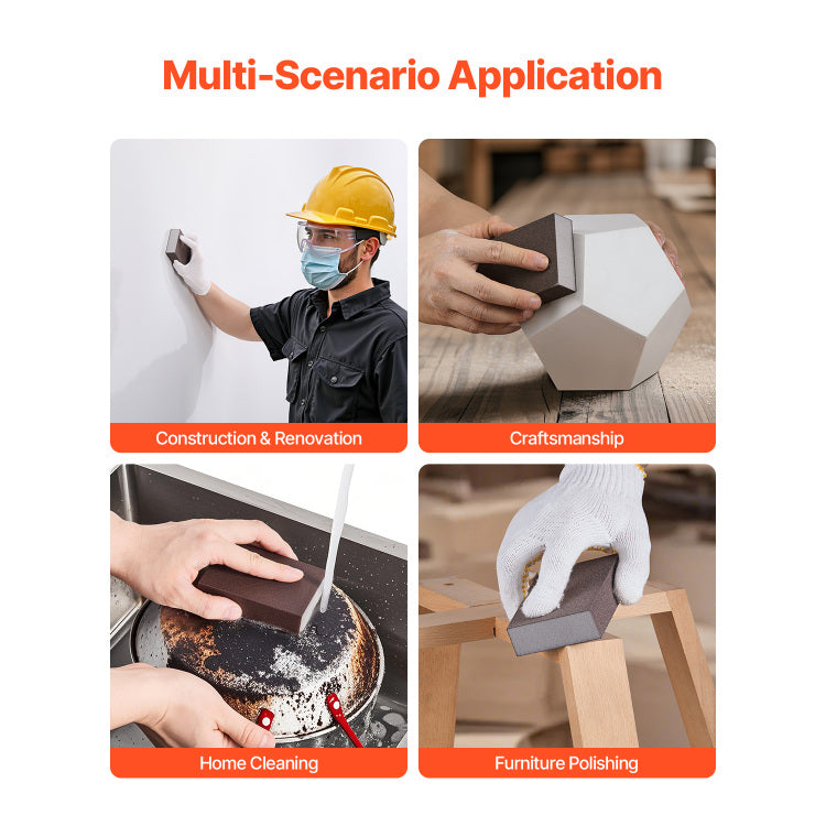 Sanding Sponge 4Pcs 60 80 120 220 Washable And Reusable Sanding Blocks