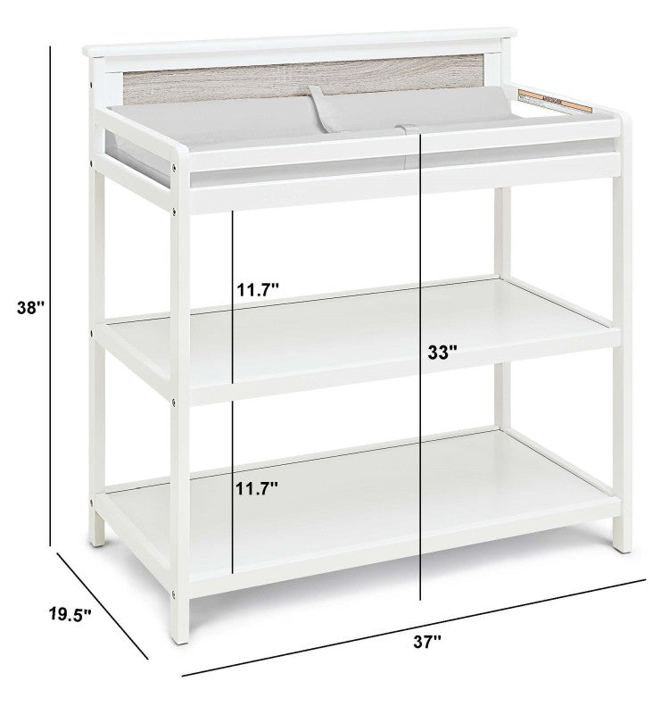 Connelly Changing Table Gray Rockport Gray