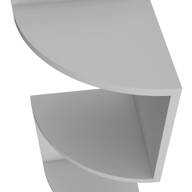 Rosebud Corner Floating Shelf: Modern Full Wall 4 Shelf Unit