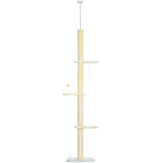 Cat Tree,4 Tier Floor To Ceiling Cat Tree
