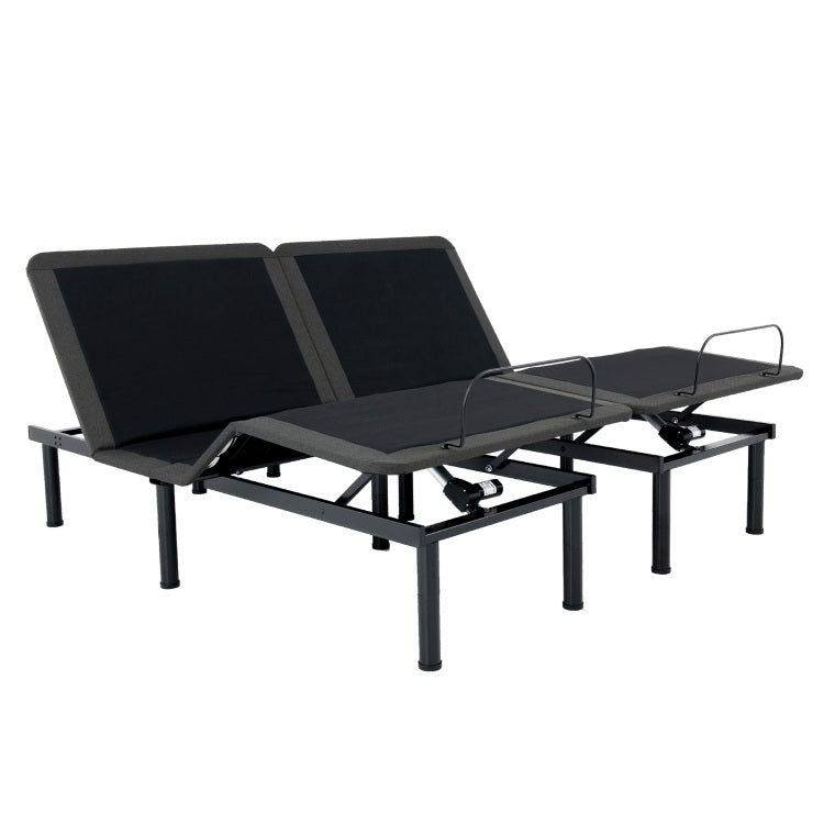 King Size Flex Top Quick Assembly Adjustable Bed Frame With Voice Activated Controls