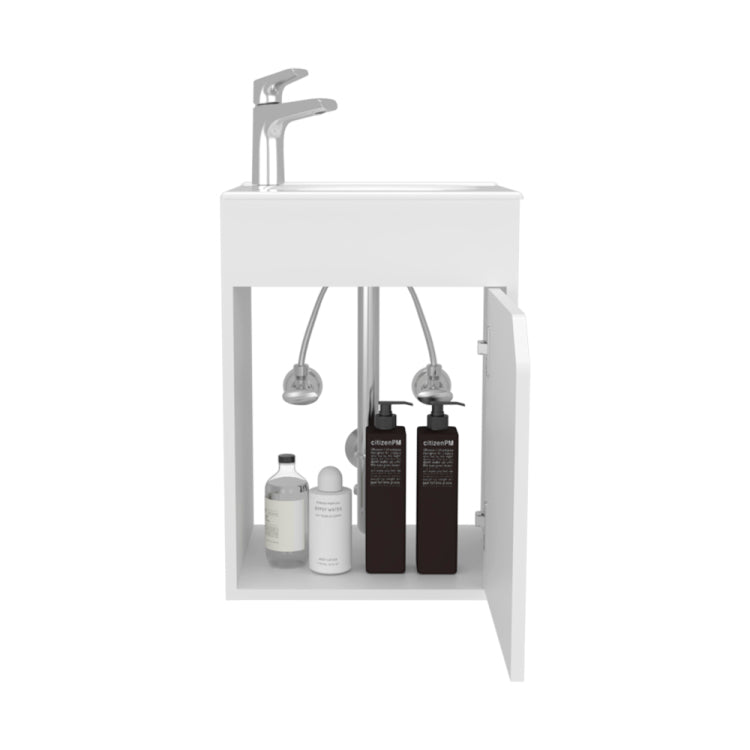 Hudson Vanity Sink, Bathroom, White