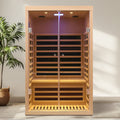 Low Emf Two Person Wide Space Hemlock Double Doors Great Glass Luxury Indoor