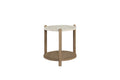 Stone Top End Table Toffee