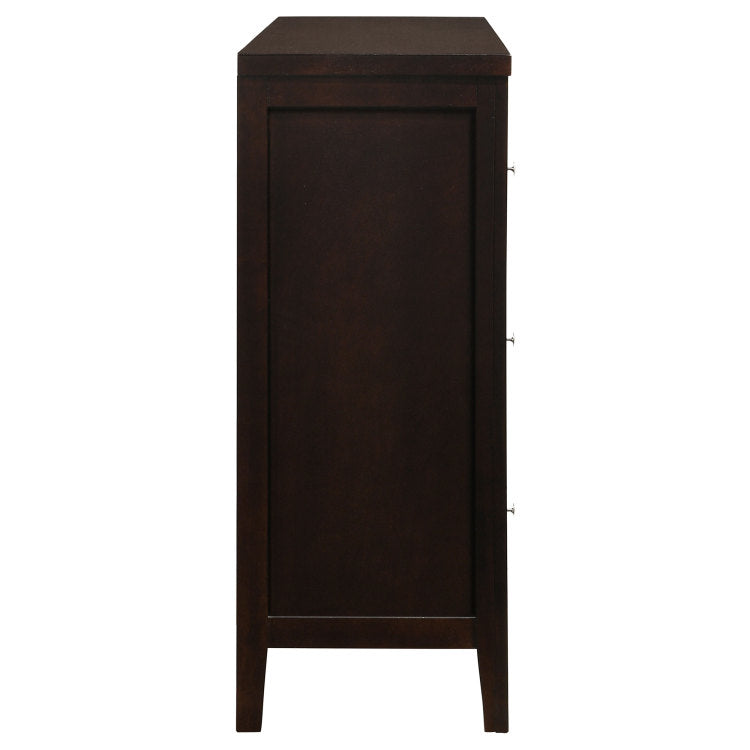 Wedgewood Cappuccino 6 Drawers Dresser