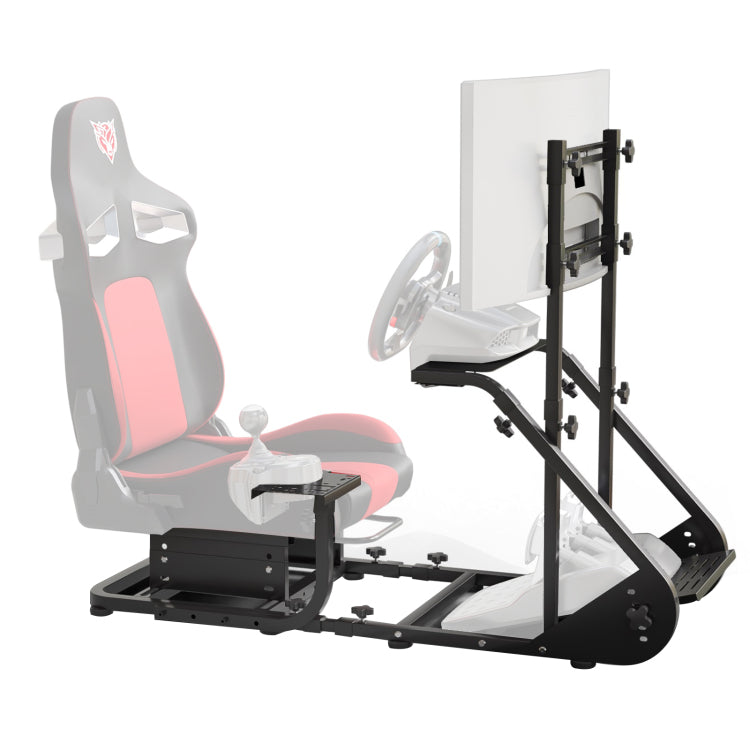 Enhanced And Stable Racing Wheel Cockpit, Compatible With Fanatec, Pxn, Thrustmaster, And Logitech Adjustable Driving Simulators, Excluding Handbrake, Pedals, And Monitor