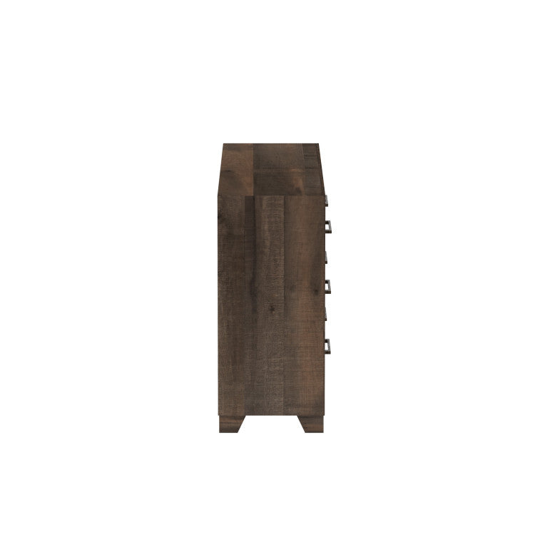 Brown 6 Drawer Dresser