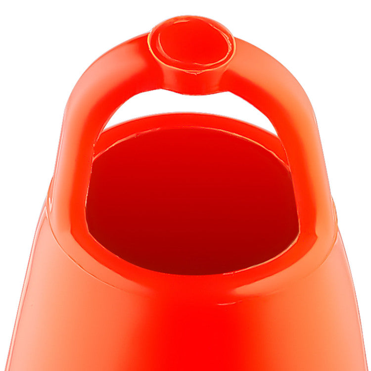 Safety Cones, 12 X 28" Traffic Cones, Pvc Orange Construction Cones, 2 Reflective Collars Traffic Cones With Weighted Base And Hand Held Ring Used For Traffic Control, Driveway Road Parking