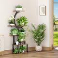 8 Tiered Indoor Plant Stand With 5 Grow Lights, 10 Level Stepless Dimming, Durable Thickened Metal Steel Pipe 0.8Mm For Living Room, Garden