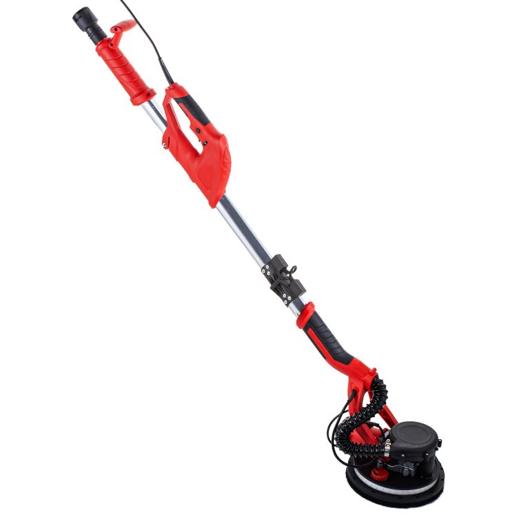 Drywall Sander 850W, Electric Drywall Sander, Variable Speed 800 1750 Rpm, Foldable Sheetrock Sander, With Telescope Handle, Electric Sander, With Led Strip Light And Vacuum Bag, Wall Sander