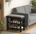 Shoe Organizer,Shoe Storage Bench,3 Tier Entryway Bench