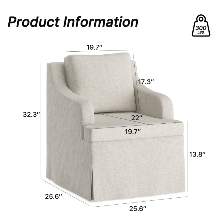 Dining Chair With Armrest,Kitchen Chair With Soft Upholstered And High Density Sponge Cushion,Accent Chair For Living Room,Bedroom,And Dining Room,Restruant