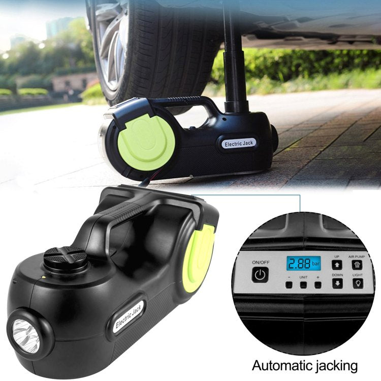 Electric Car Jack 5 Ton Car Jack Hydraulic, Electric Floor Jack With Electric Impact Wrench, Led Light Hydraulic Jack Car Repair Tool, 135 360 Mm Lifting Range For Suv Mpv Sedan Truck Repair
