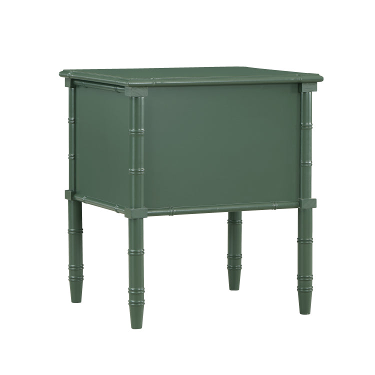 Emmett 2 Drawer Nightstand Vintage Green
