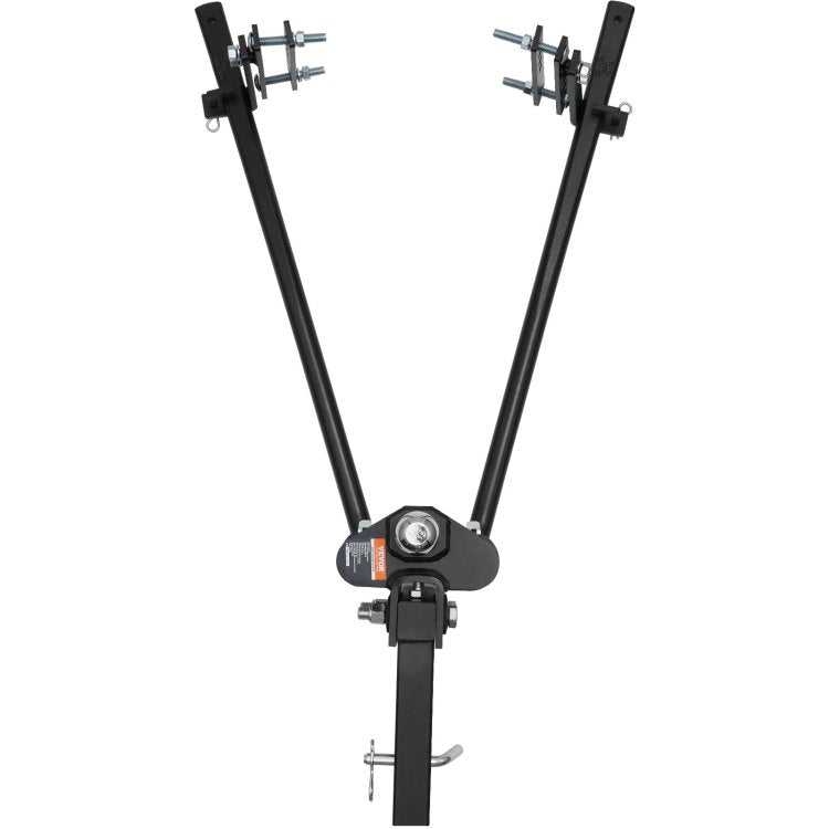 Weight Distribution Hitch, 1,000 Lbs Weight Distributing Hitches Kit With Sway Control For Trailer, 2 In Solid Steel Shank, 2 5 16 In Alloy Steel Ball, Powder Coated Load Leveling Hitch, Black