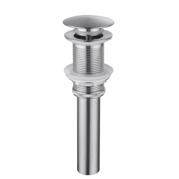 Bathroom Sink Single Handle Faucet With Pop Up Drain No Overflow