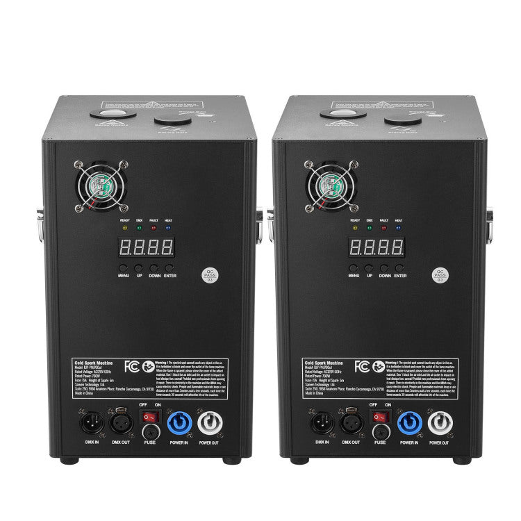 Cold Spark Firework Machinex2 700W 6.6 16.4Ft Stage Dj Wedding Event Party