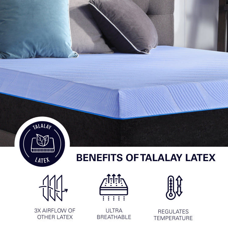 Refresh 12 Inch Hybrid Cooling Fast Responding Latex Foam And Coil Kids Mattress, Twin Xl Size