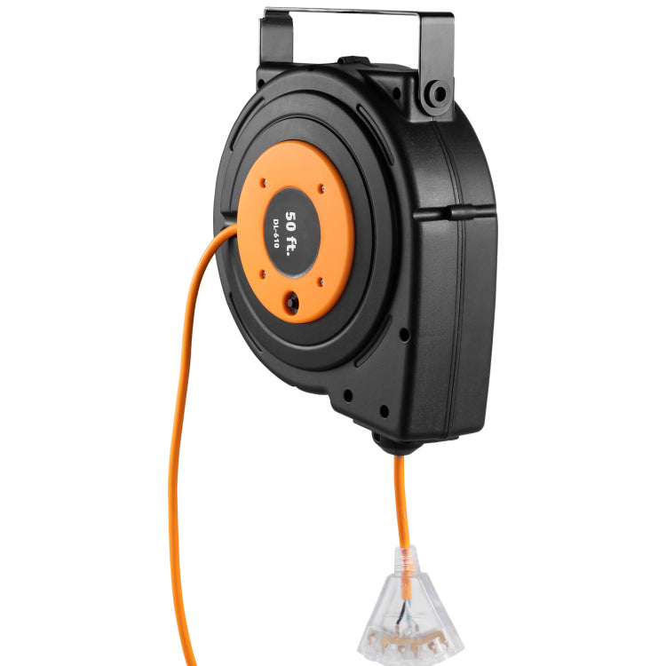 50Ft Retractable Extension Cord Reel 14Awg 3Csjtow Power Cord Reel