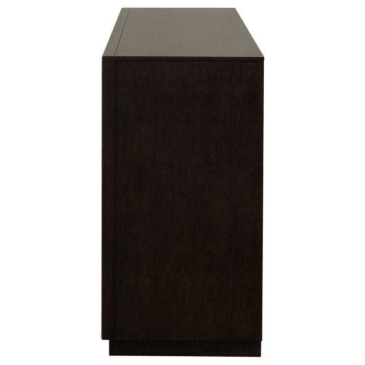 Prescott Smoked Peppercorn 8 Drawers Dresser