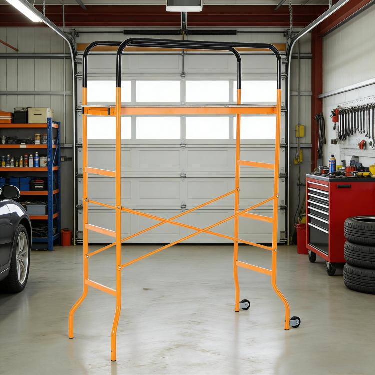 4 Step Steel Scaffold With Wheels