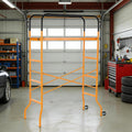 4 Step Steel Scaffold With Wheels